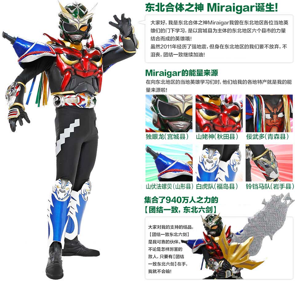东北合体之神 Miraigar诞生！